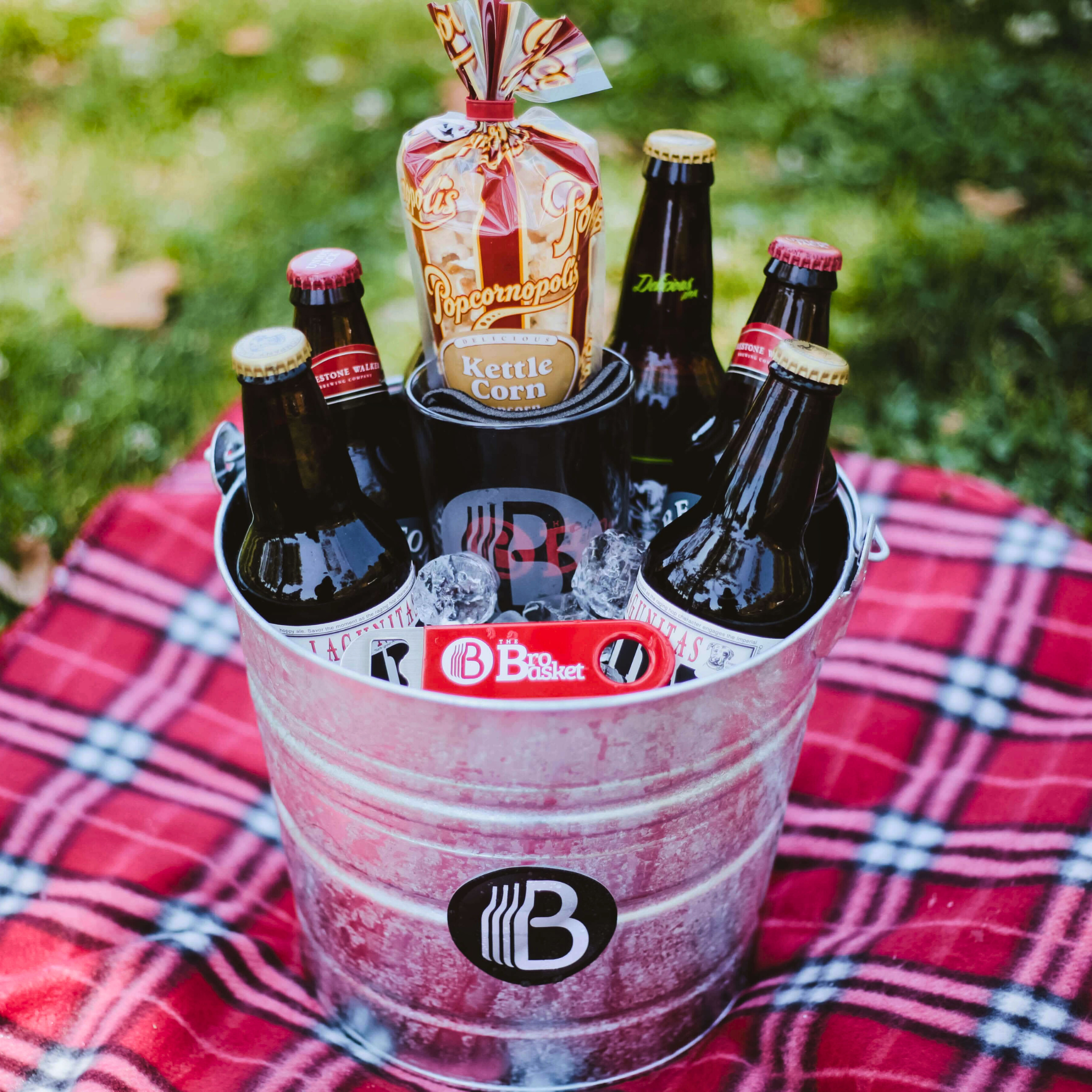 Craft Beer Sampler Bucket Gift Basket