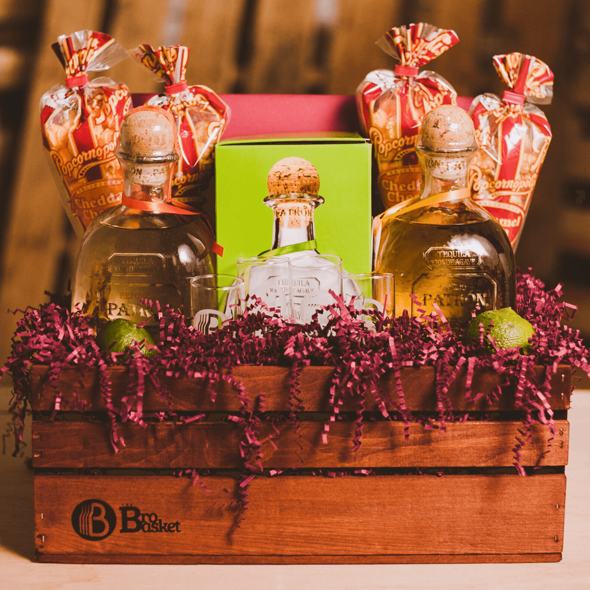 Gift Basket Gifts For Poor College Students El Jefe Patron Tequila