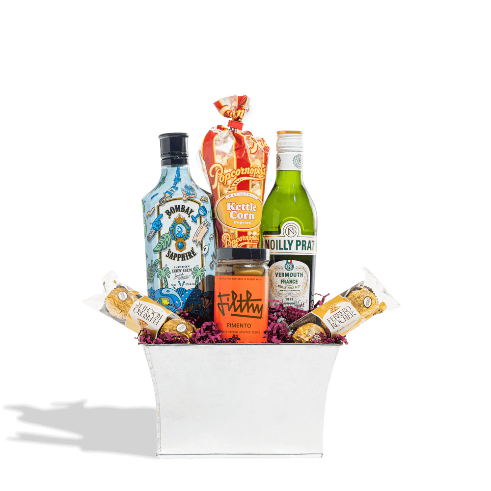 The Classic Martini Gift Basket | The BroBasket