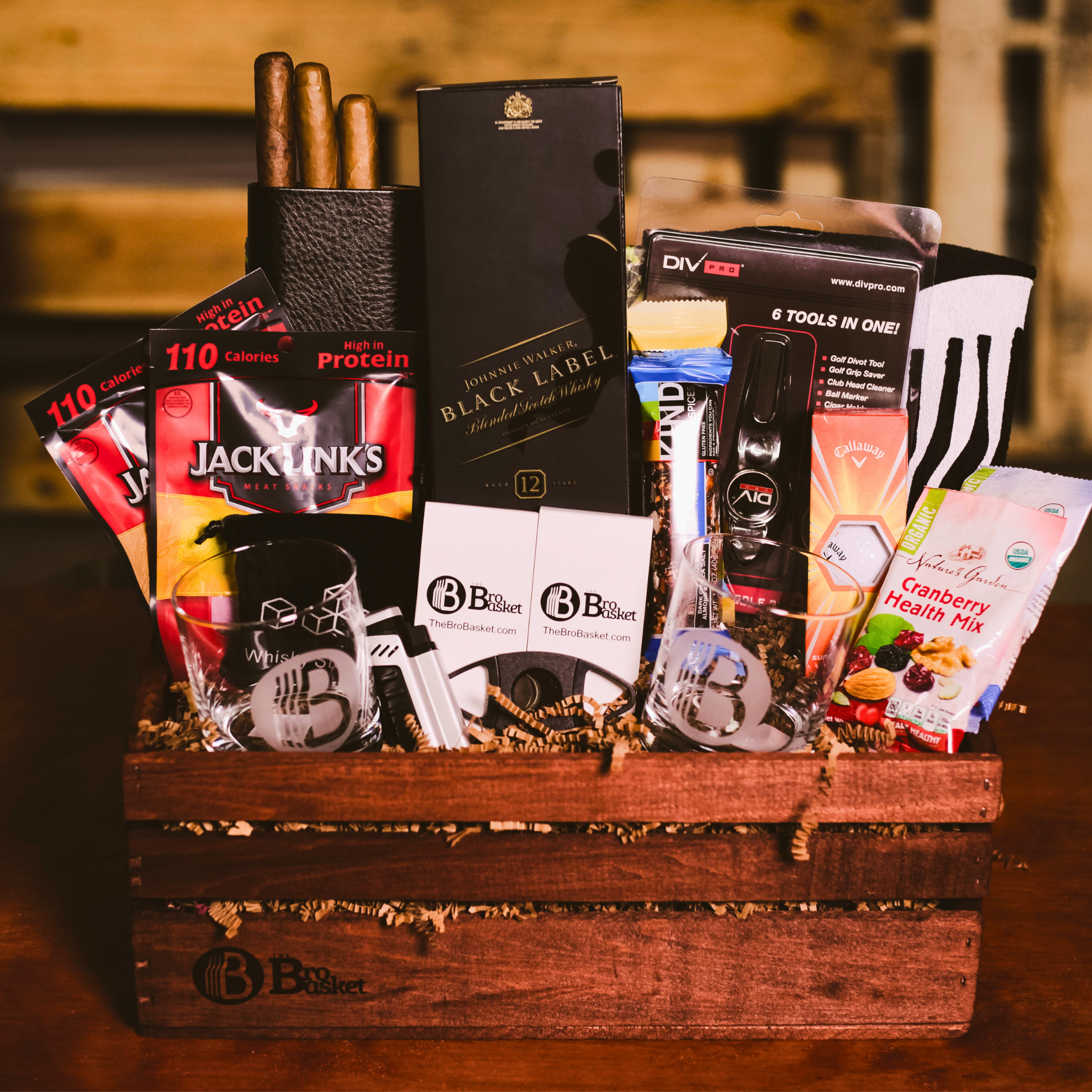 Golfers Delight Golf Gift Basket