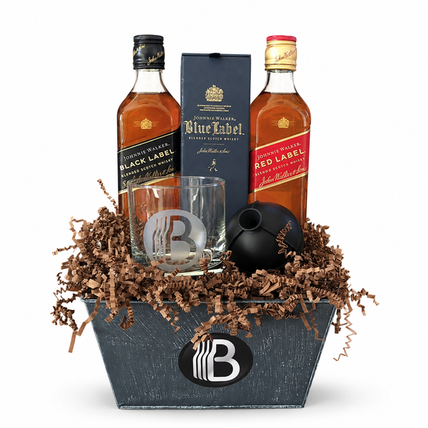 The Johnnie Walker Scotch Collection Sampler Gift | The BroBasket