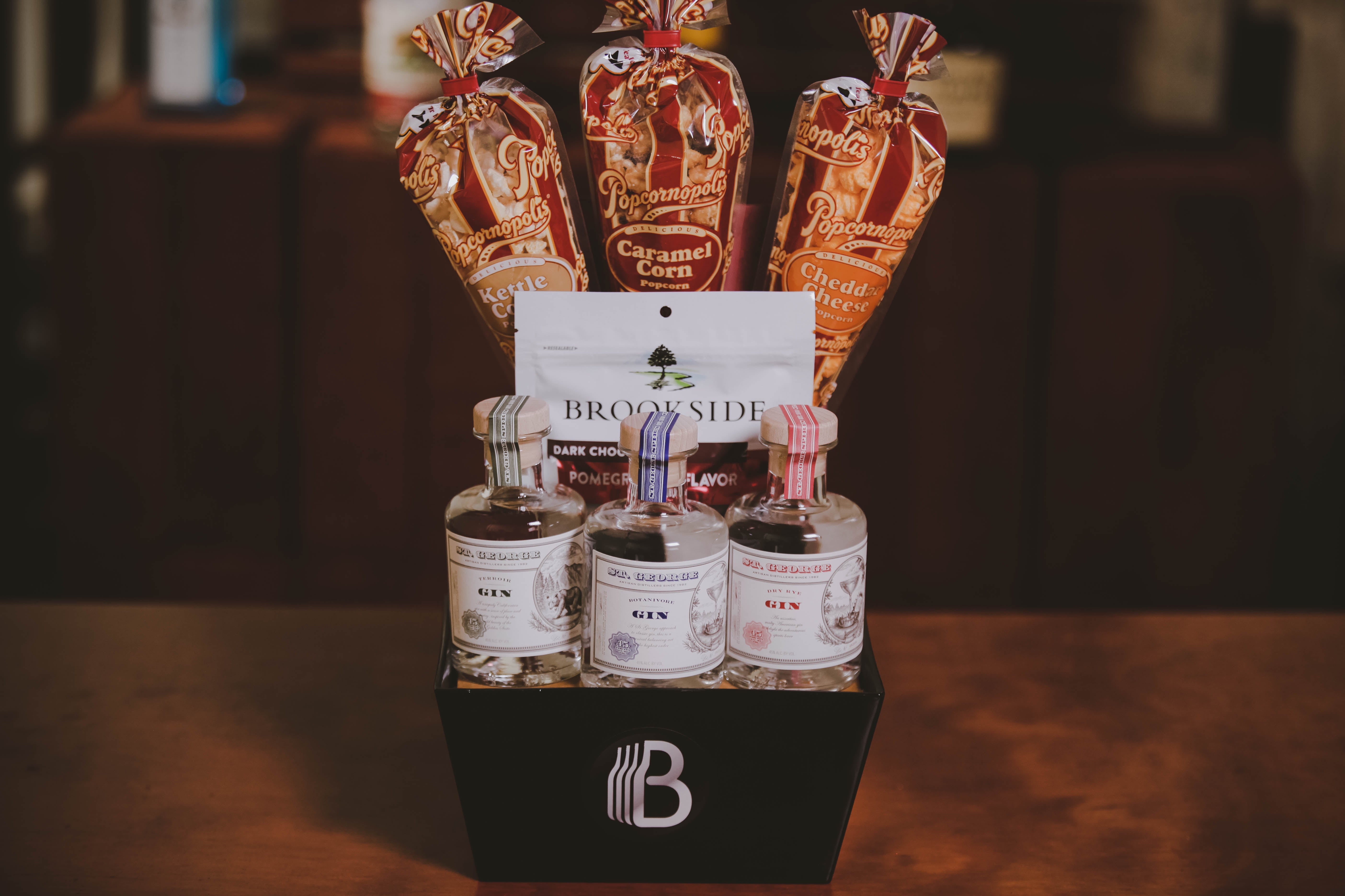 The Juniper Trio Gin Sampler Gift Basket