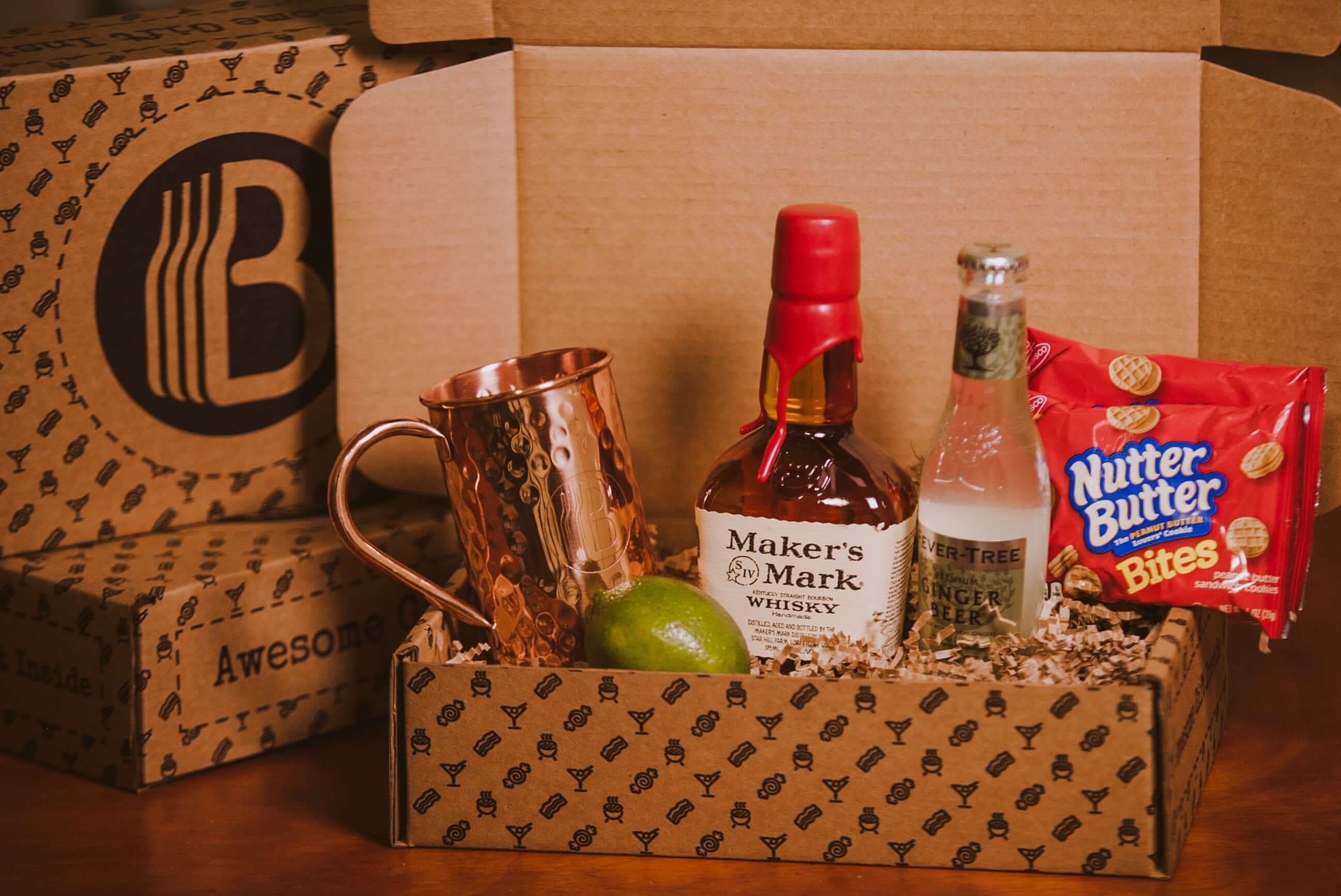 Makers Mark Bourbon Whisky Gift Set Kentucky Mule Gift Set