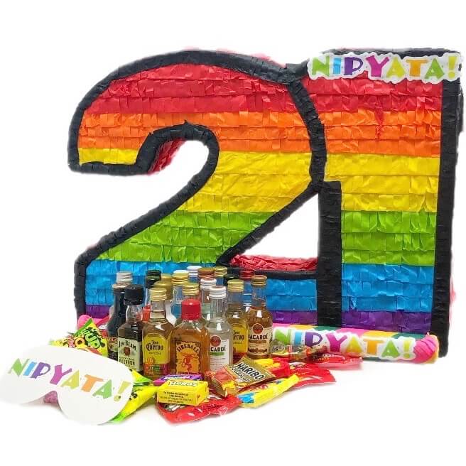 21st Birthday Gift - Boozy Pinata