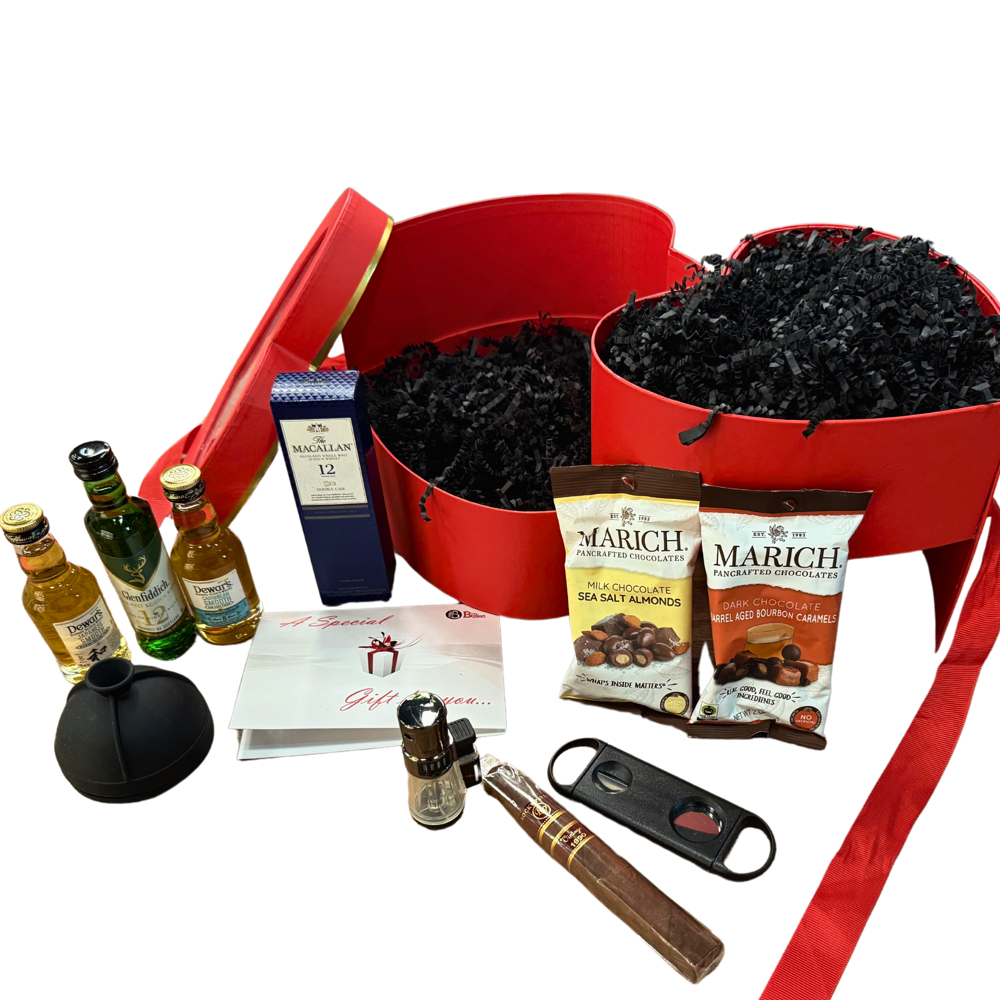 Scotch Heart - Valentine's Day Gift Basket for Men