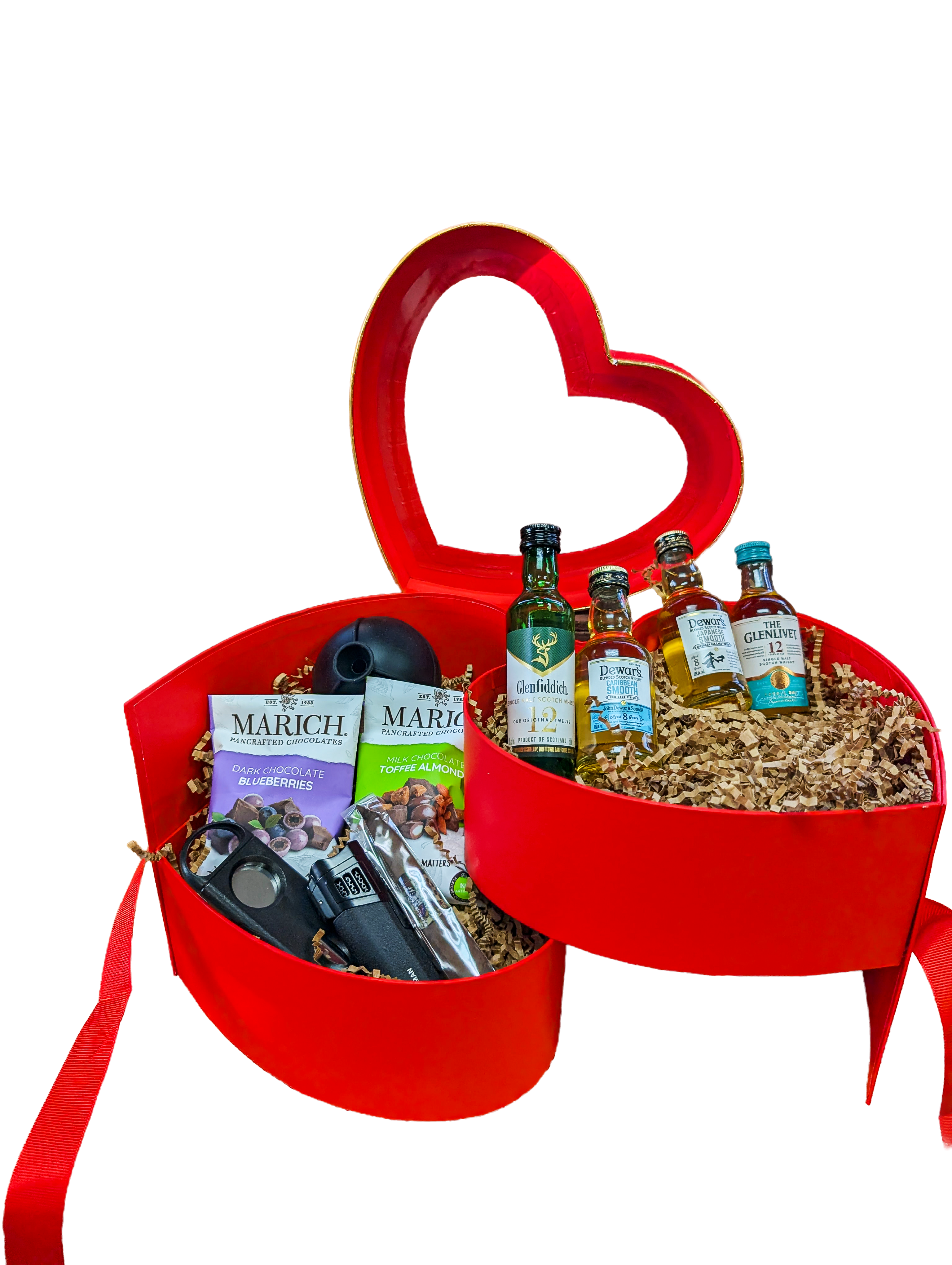 Scotch Heart - Valentine's Day Gift Basket for Men