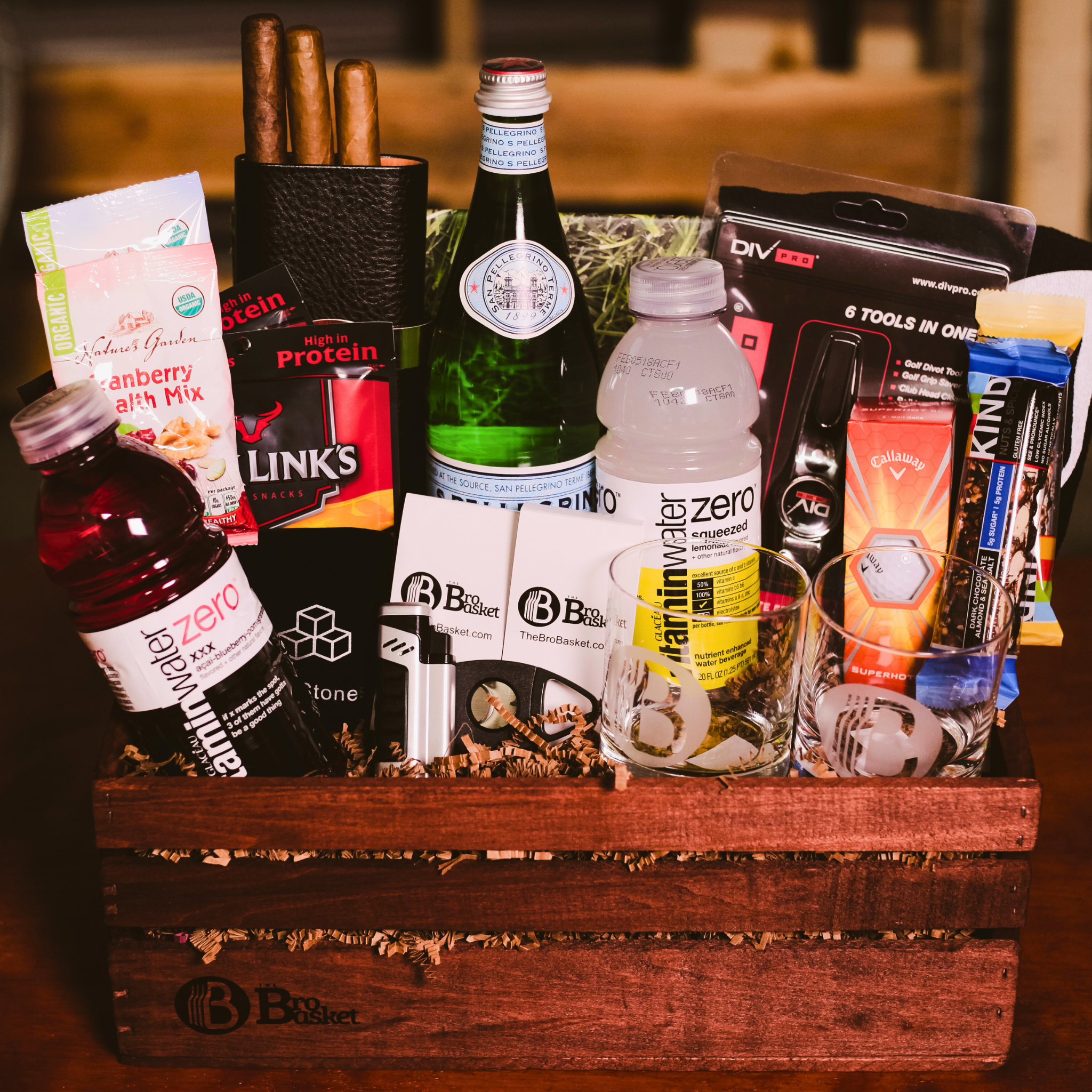 Serious Golfer Gift Basket