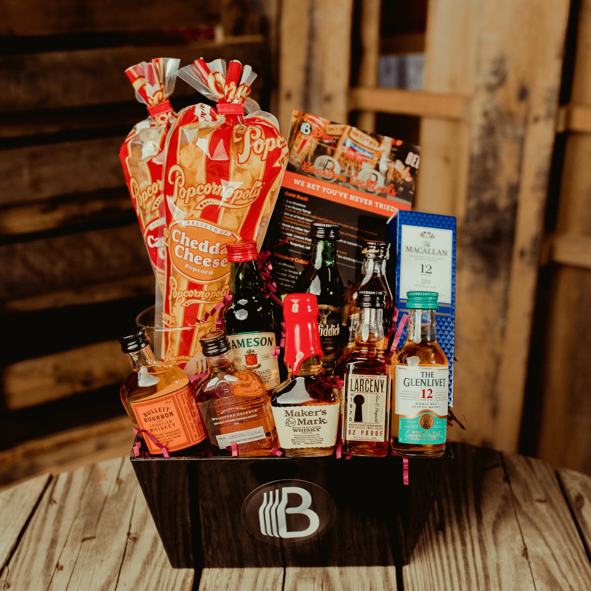The Ultimate Whiskey Sampler Gift for Him The BroBasket
