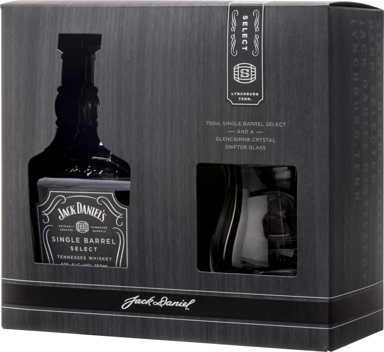 Jack Daniel's Single Barrel Select Gift Set 750ml