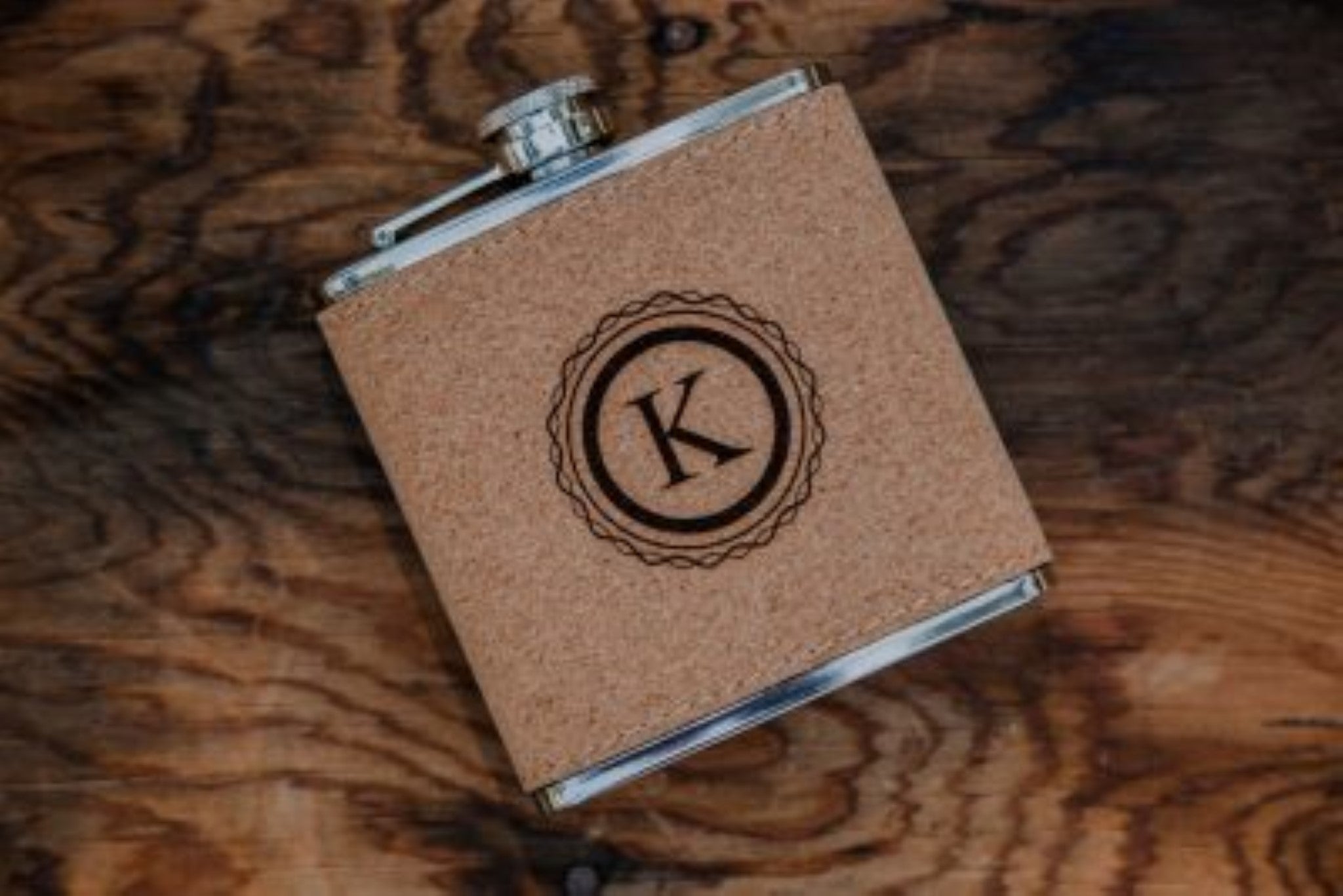 Personalized Cork Flask