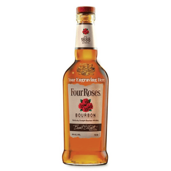 Engraved Four Roses Straight Bourbon 750ml | The BroBasket
