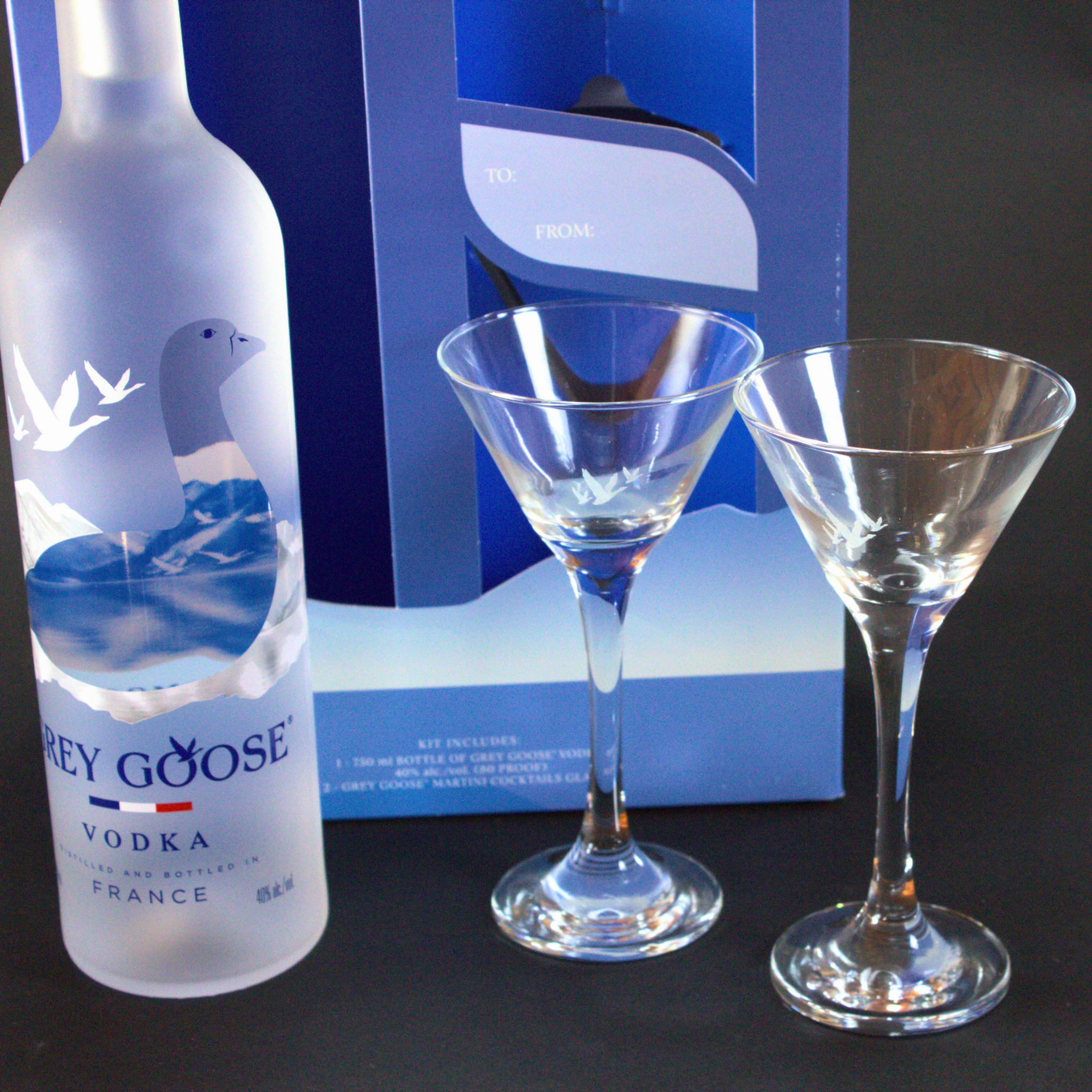 Premium Vodka Gift Basket for Him – Grey Goose Vodka Gift Set