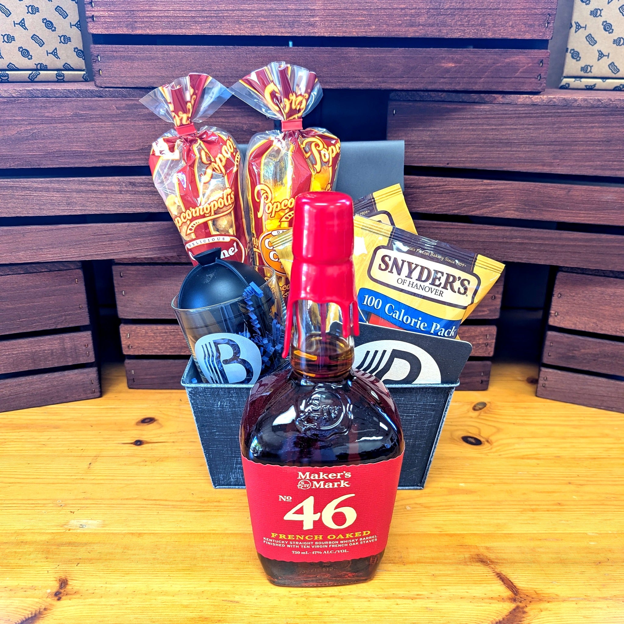 Maker's Mark 46 Bourbon Whiskey Gift Set for Him | The BroBasket