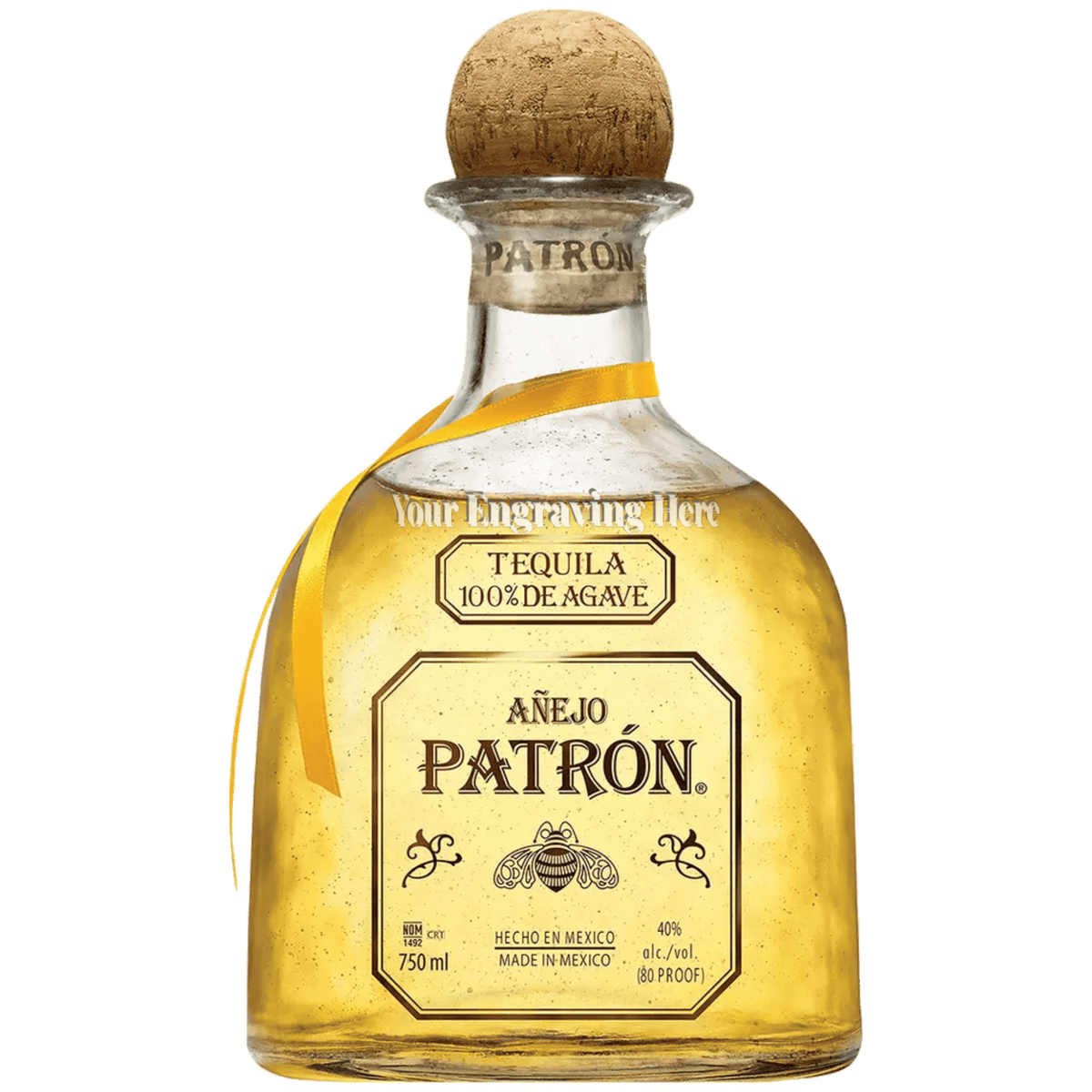 PATRON ANEJO テキーラ 750ml 2本セット Engraved Patron Anejo Tequila | The BroBasket