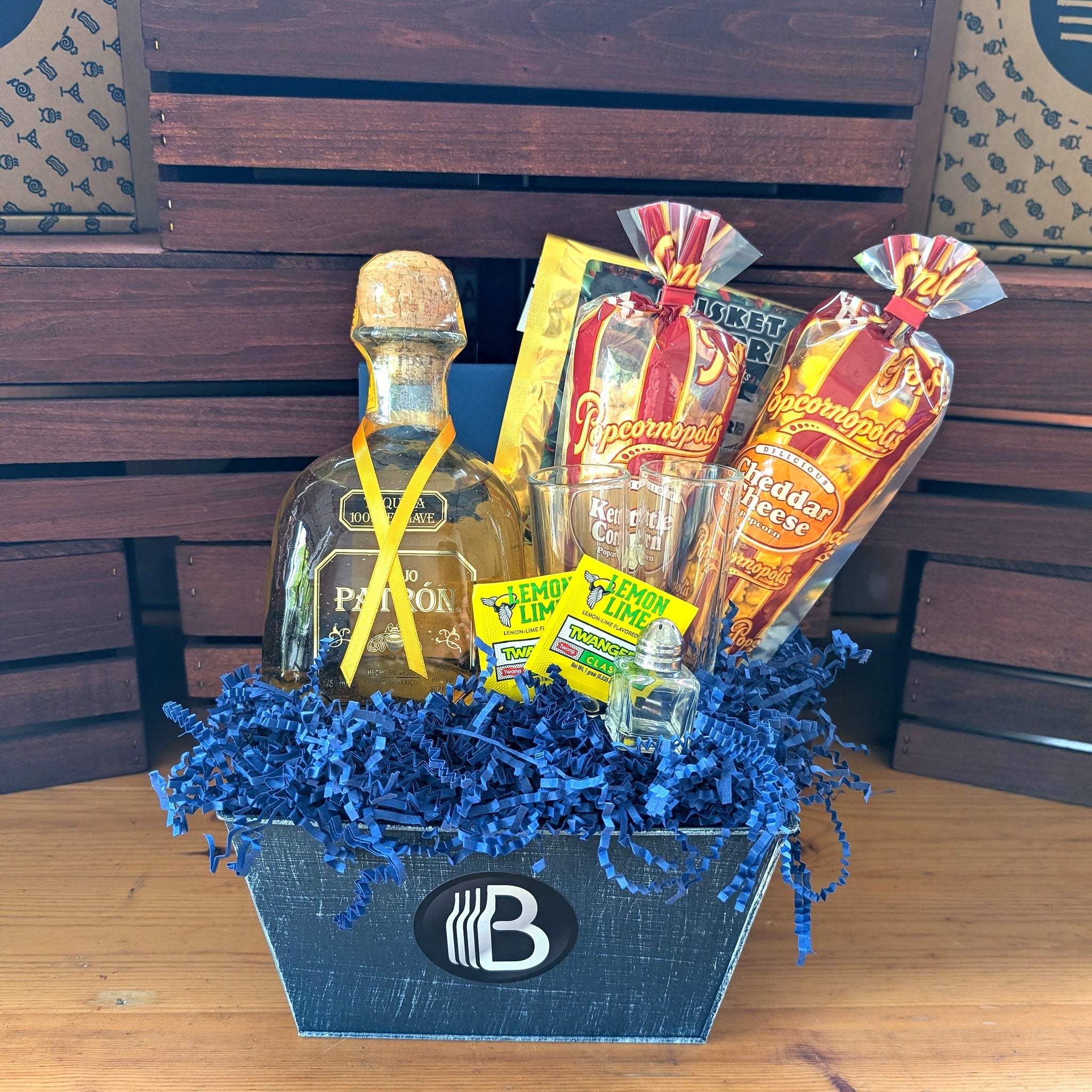 Patron Reposado Tequila Gift Basket | The BroBasket