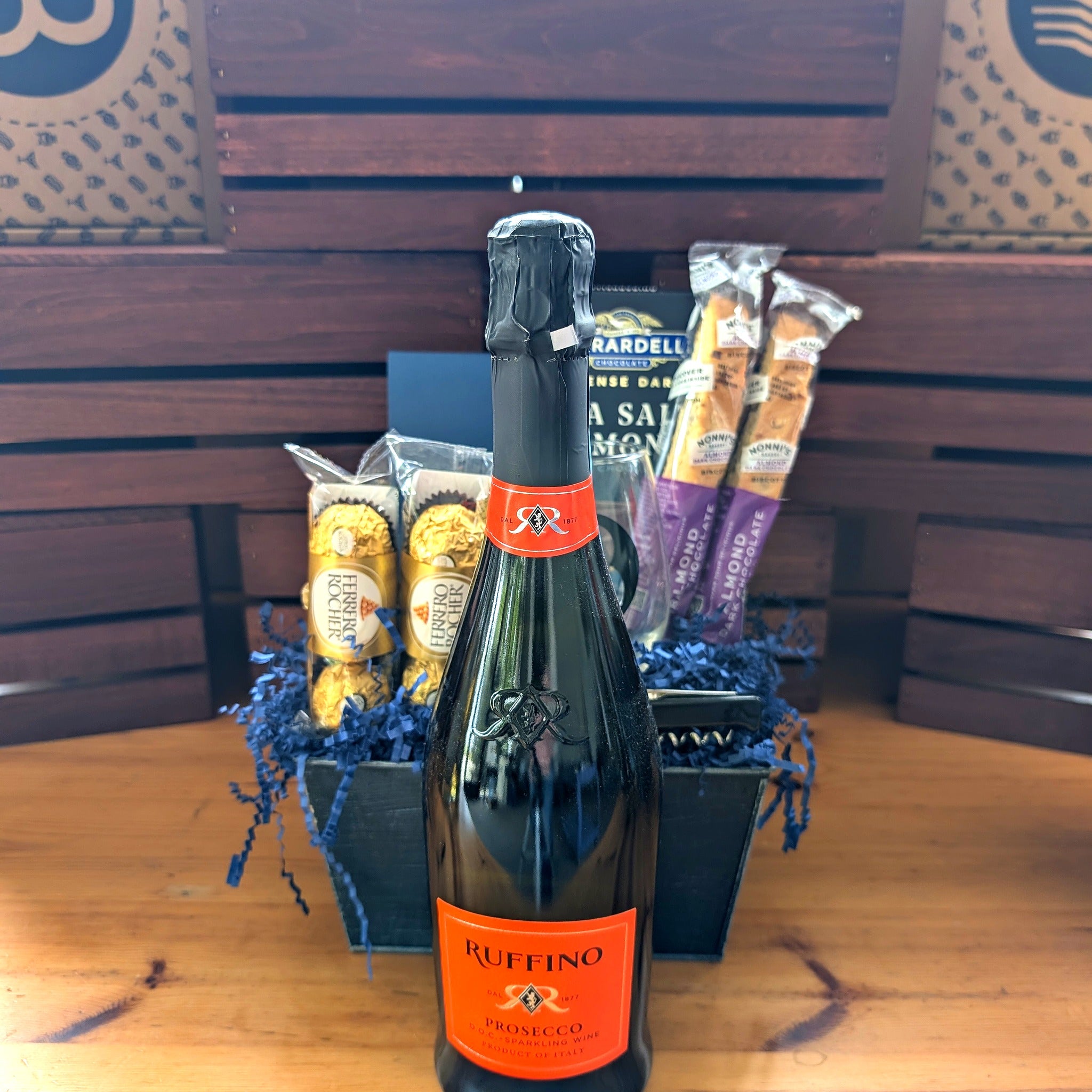 Ruffino Prosecco Champagne Gift Basket | The BroBasket