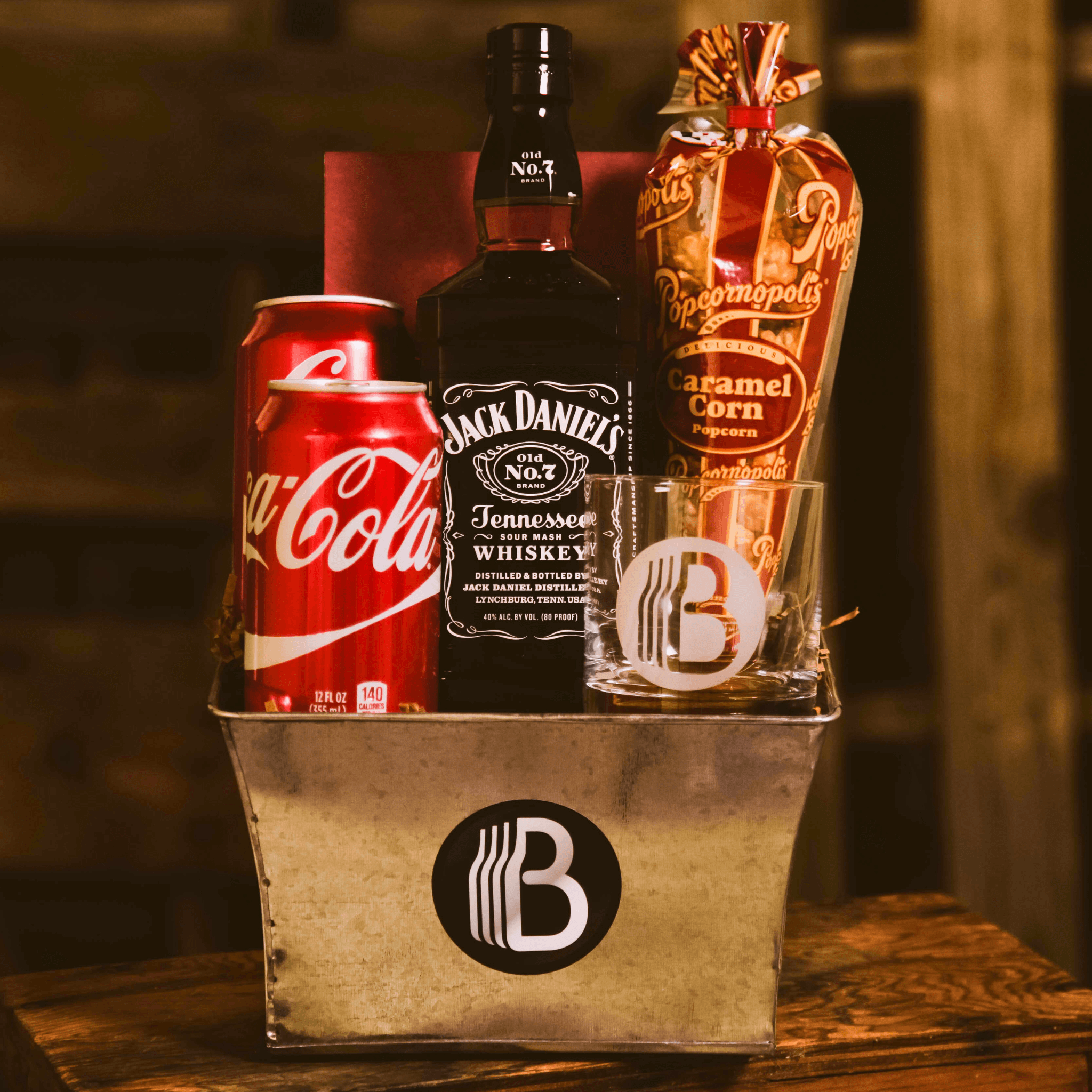 Customizable Jack Daniels Whiskey Gift Set The BroBasket