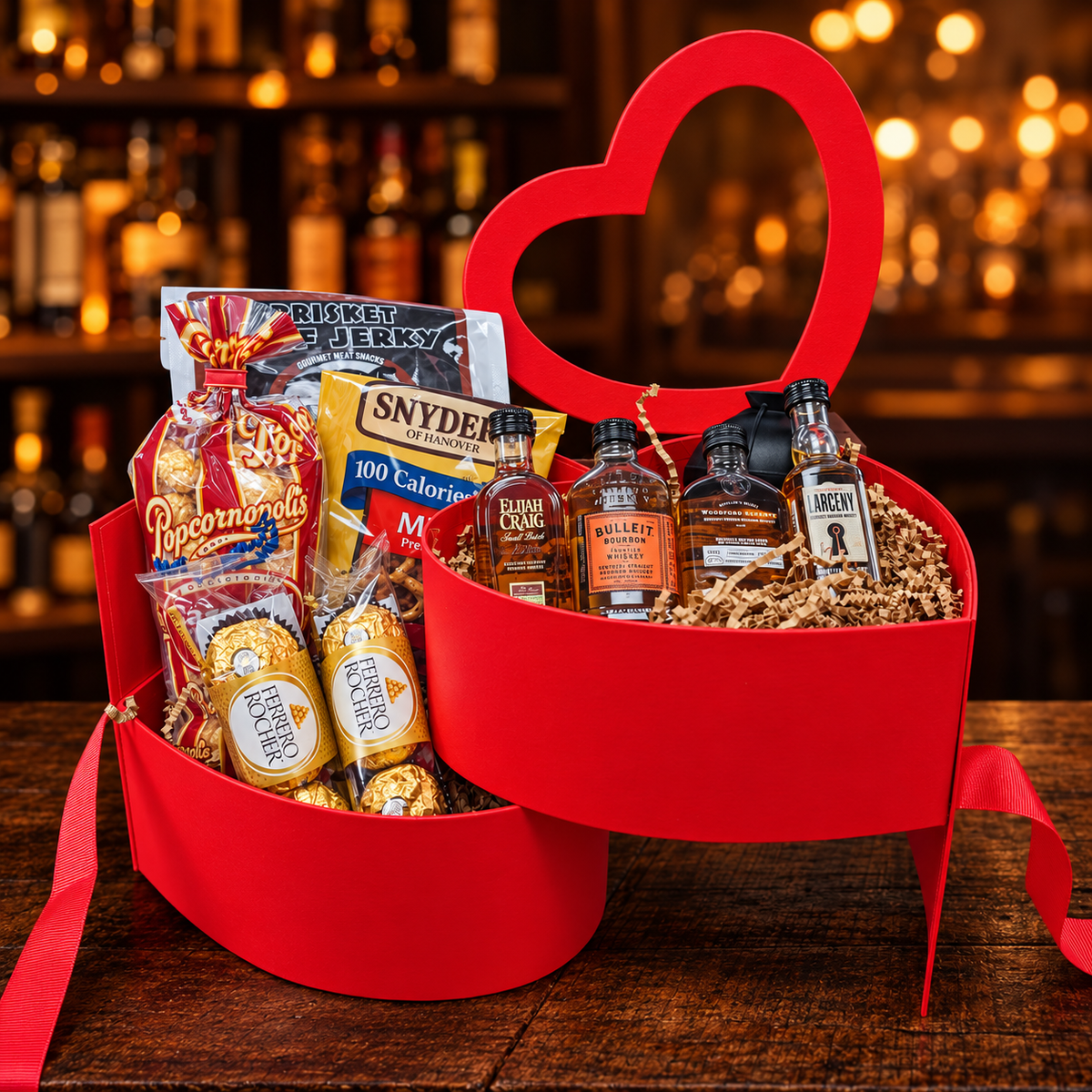 Whiskey Heart Valentine's Day Gift for Men - The BroBasket