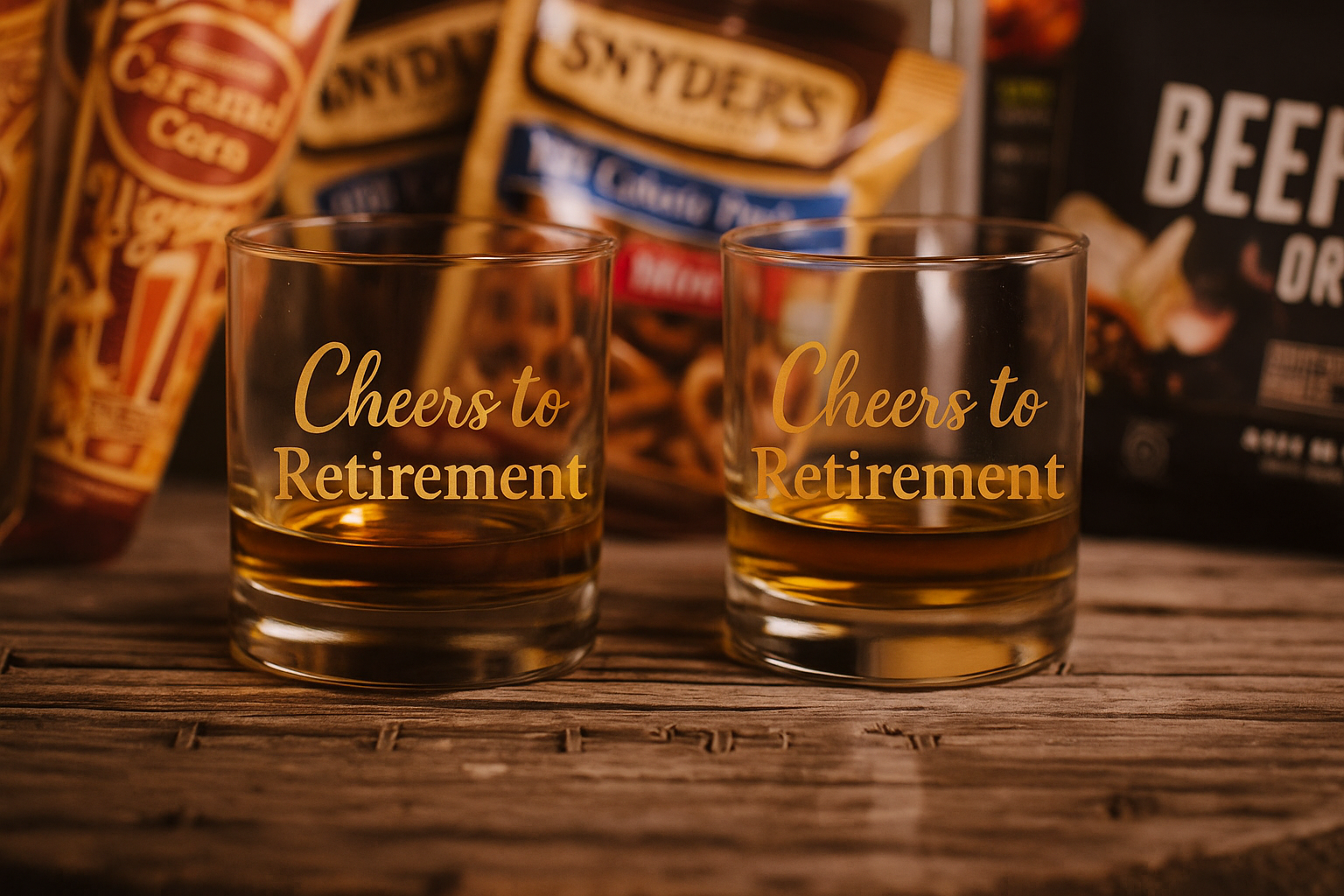 The Whiskey Lover Retirement Gift Basket